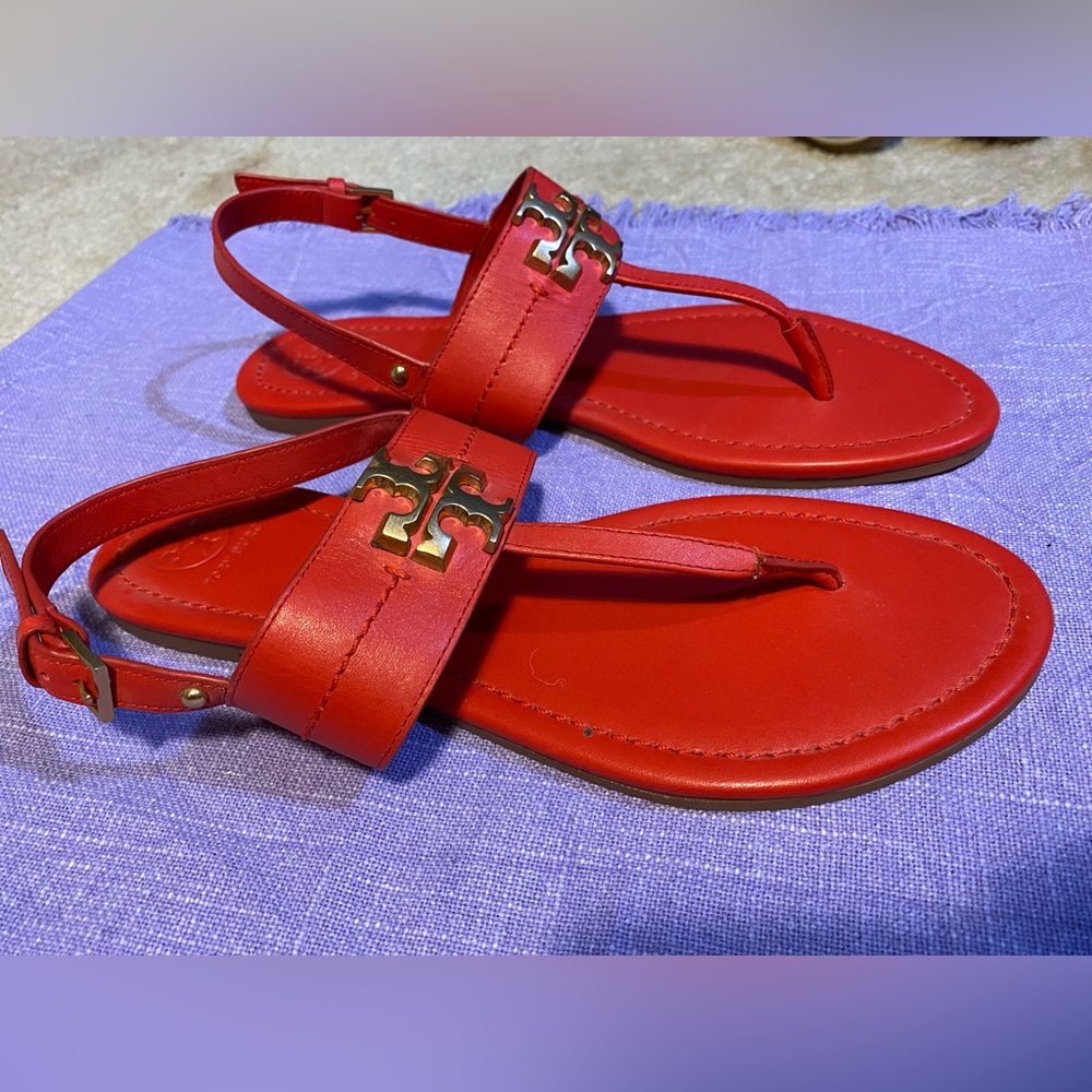 Tory Burch Leather Sandals size 9